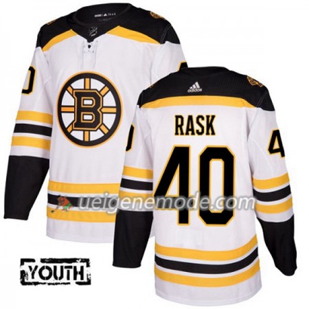 Kinder Eishockey Boston Bruins Trikot Tuukka Rask 40 Adidas 2017-2018 Weiß Authentic